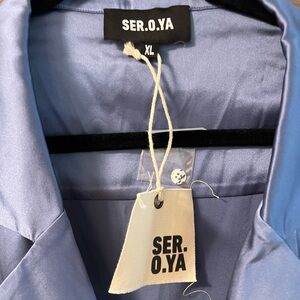 Ser.O.Ya Kostas Silk shirt size xl NWT